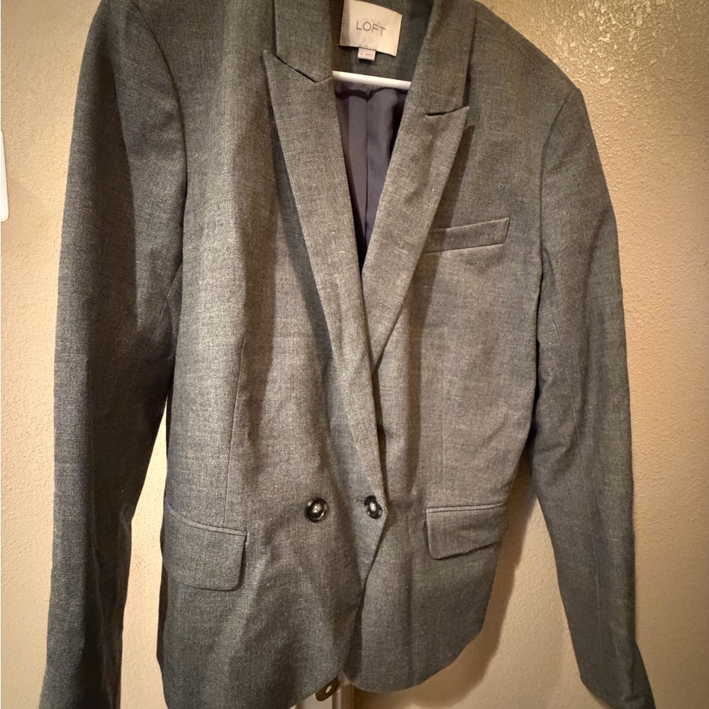LOFT Charcoal Blazer